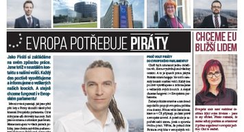 Pirátské listy k Eurovolbám v ulicích vašich měst a obcí